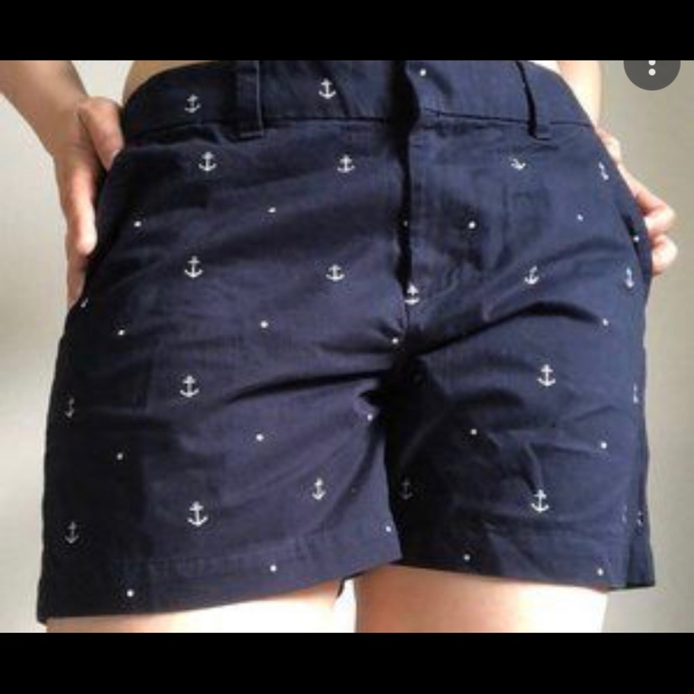 NWT Tommy Hilfiger blue anchor design shorts women’s size 12